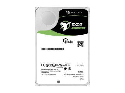 Seagate Exos X18 ST12000NM005J - Festplatte - verschlüsselt - 12 TB - intern - SAS 12Gb/s - 7200 rpm - Puffer: 256 MB - Self-Encrypting Drive (SED)