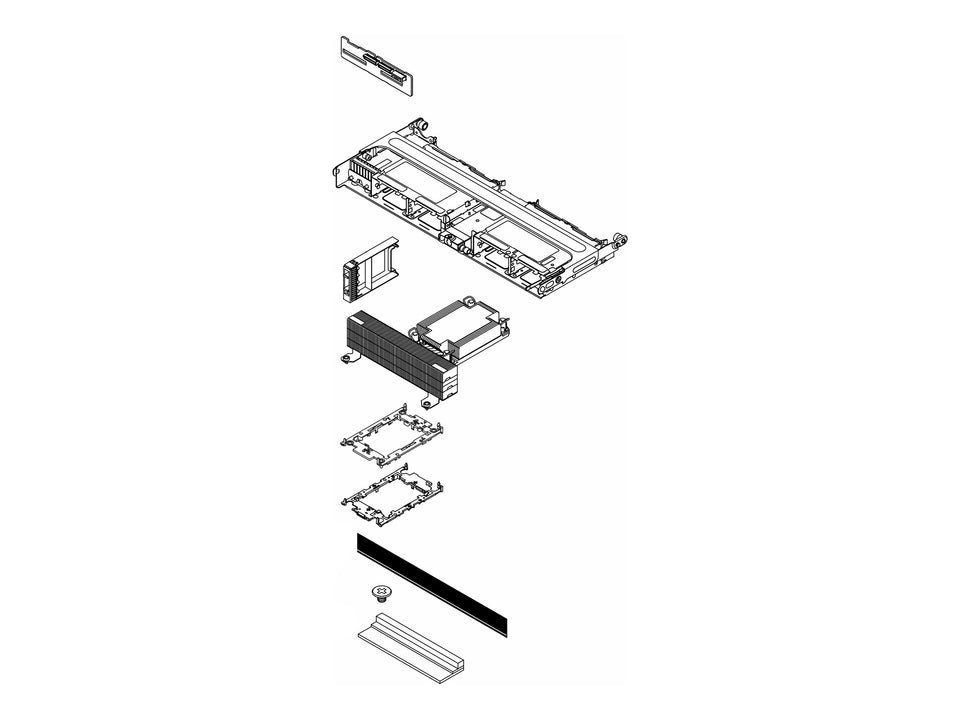 Lenovo Server 4 x 2.5" SAS/SATA Backplane-Kit