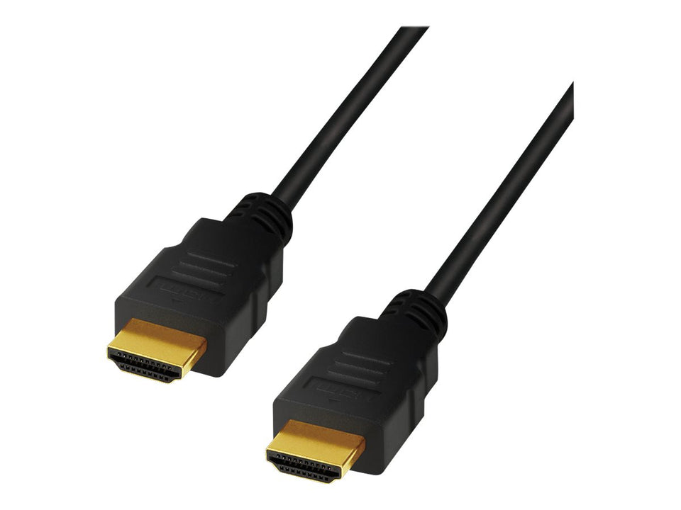 LogiLink HDMI-Kabel mit Ethernet - HDMI männlich