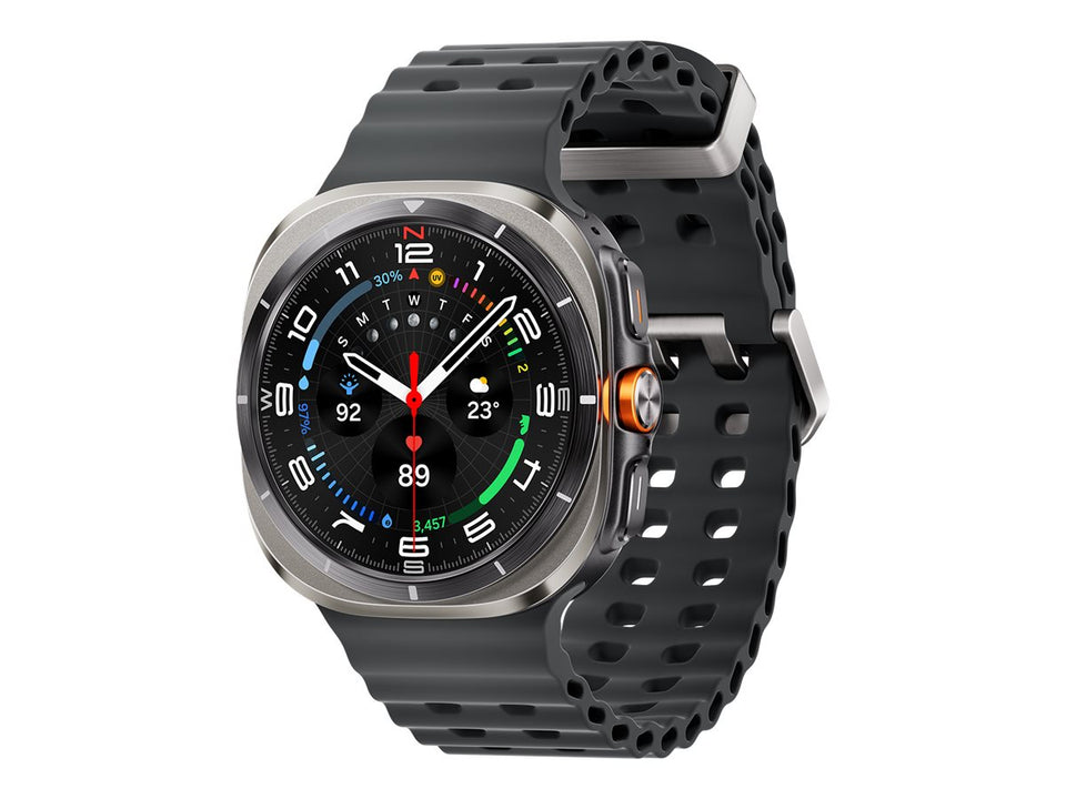Samsung Galaxy Watch Ultra - 47 mm - Titan - intelligente Uhr mit Marineband - Gummi - Dark Gray - Bandgröße: S/M/L - Anzeige 3.8 cm (1.5")