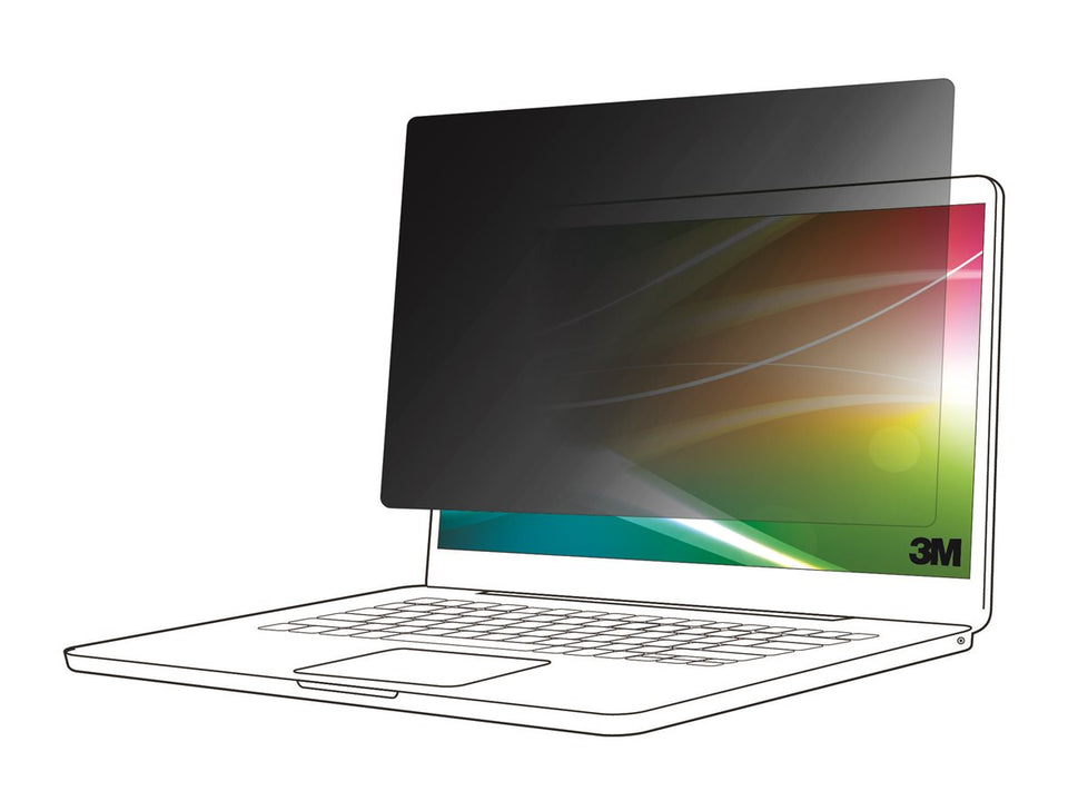 3M Bright Screen Privacy Filter - Blickschutzfilter für Notebook - entfernbar - Flip - 40.6 cm (16")