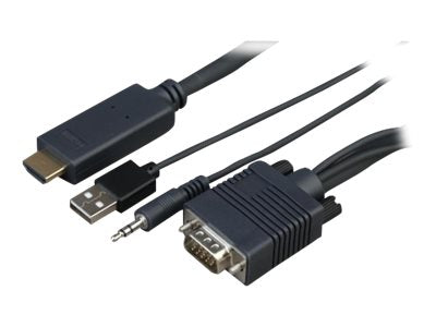 Sony CAB-VGAHDMI1 - HDMI-Kabel - HDMI männlich zu USB, HD-15 (VGA)