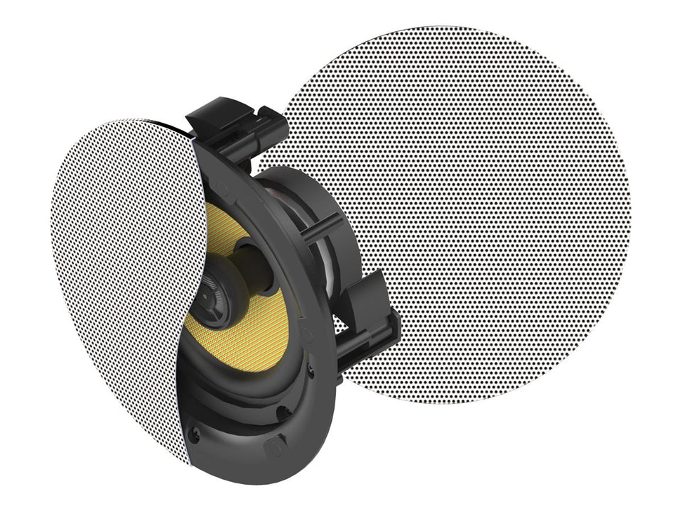 Vision CS-1900 - Lautsprecher - 60 Watt - zweiweg - weiß (Grill Farbe - weiß)