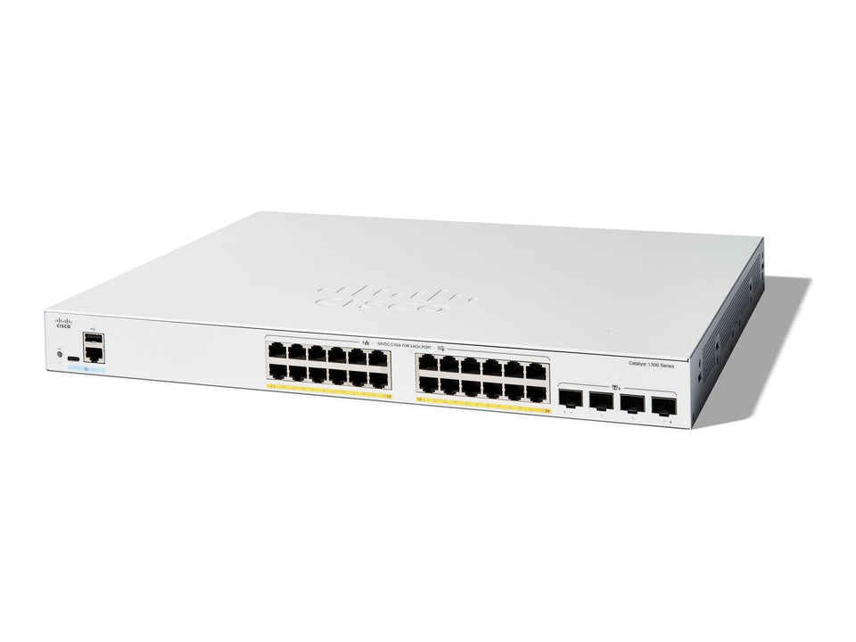 Cisco Catalyst 1300-24FP-4X - Switch - L3 - managed - 24 x 10/100/1000 (PoE+)