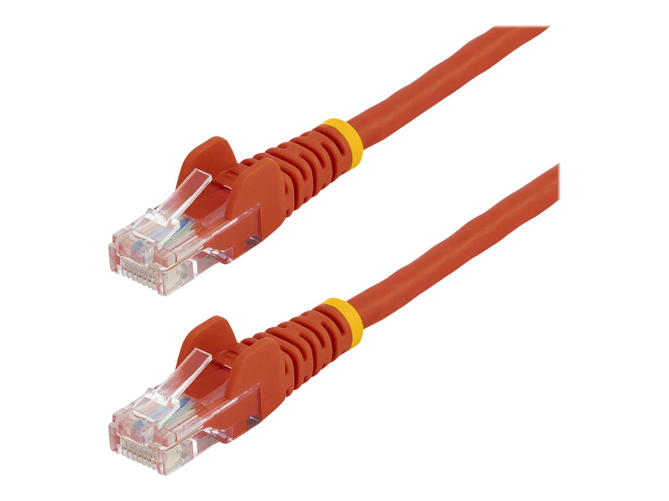 StarTech.com 1m Cat5e RJ45 UTP Netzwerkkabel Snagless - Cat 5e Patchkabel - Rot - Stecker / Stecker - Patch-Kabel - RJ-45 (M)