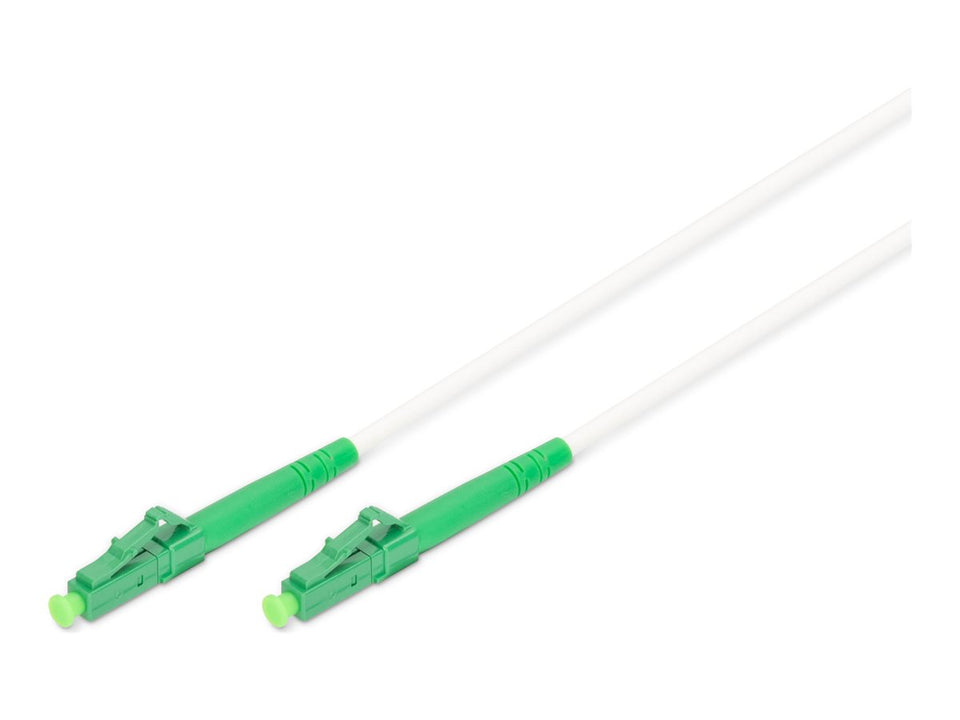 DIGITUS Glasfaser Patchkabel, stahlarmiert, simplex, singlemode, LC/APC  LC/APC, 10 m