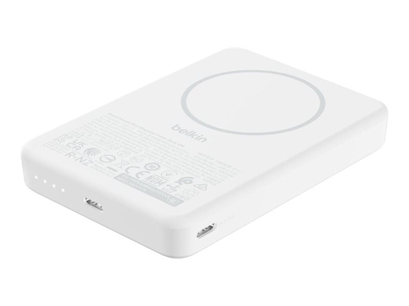 Belkin BoostCharge - Powerbank - dünn - 10000 mAh - 7.5 watt - Fast Charge - 2 Ausgabeanschlussstellen (USB-C)