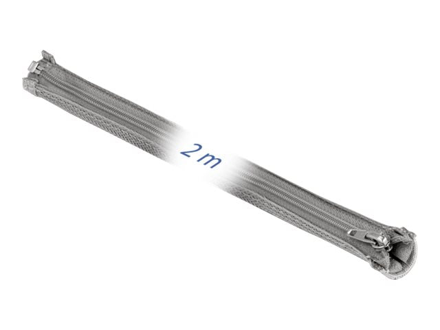 Delock Geflechtschlauch - 50 mm Durchmesser mit Reißverschluss