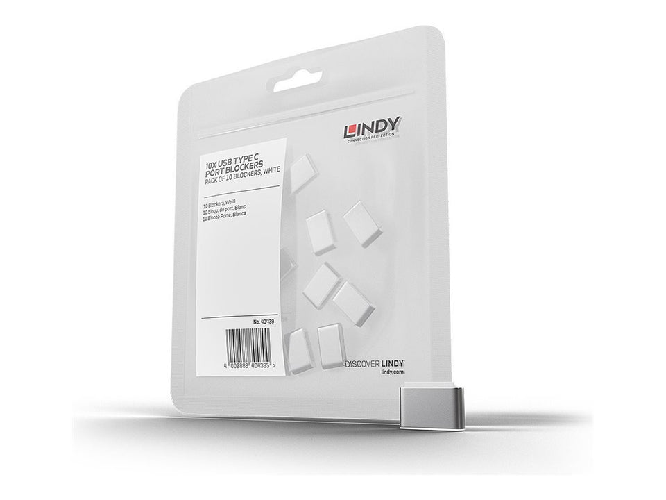 Lindy Schloss für USB-C-Port - weiß (Packung