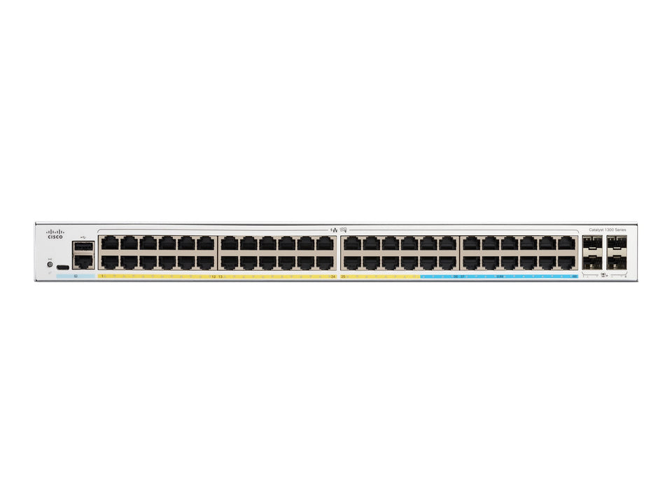 Cisco Catalyst 1300-48P-4X - Switch - L3 - managed - 48 x 10/100/1000 (PoE+)