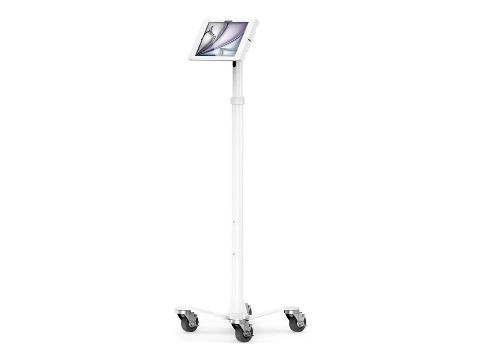 Compulocks iPad Air M2 & M3 11", Apex Enclosure Rolling Cart - Rise Freedom White - Befestigungskit (Gehäuse, Wagenständer)