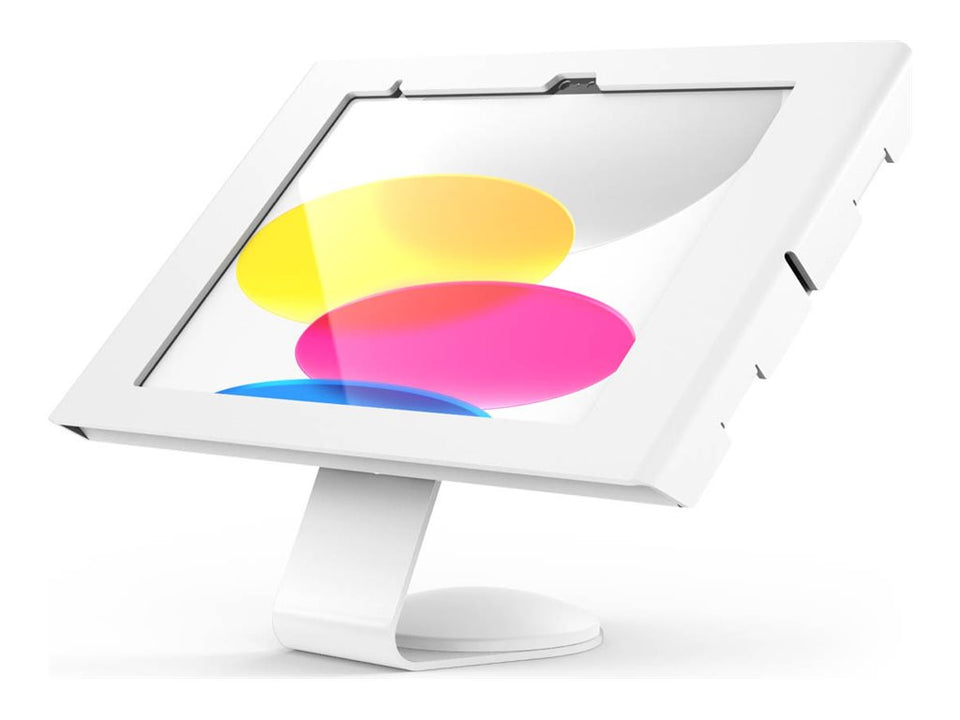 Compulocks Apex - Aufstellung - freiliegende Front-/Rückkamera und Sensoren - für Tablett - Aluminium - weiß - Wandmontage, Tischmontage - für Apple 10.9-inch iPad (10. Generation)