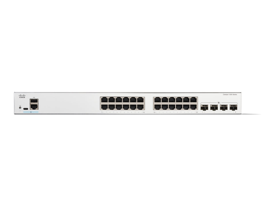 Cisco Catalyst 1200-24T-4X - Switch - L3 - Smart