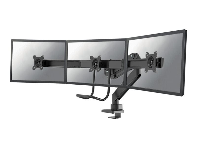 Neomounts NM-D775DX3 - Befestigungskit - Voll beweglich - für 3 LCD-Anzeigen - Schwarz - Bildschirmgröße: 43.2-68.6 cm (17"-27")