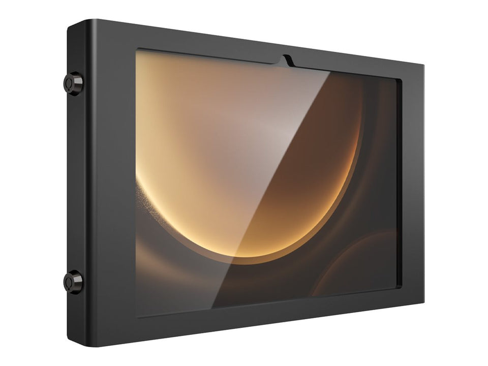 Compulocks Galaxy Tab S9+/S9FE+ 12.4" Apex Secured Enclosure Wall Mount - Gehäuse - tragbare, freiliegende Front-/Rückkamera und Sensoren - für Tablett - verriegelbar - Metallrahmen - Schwarz - Bildschirmgröße: 27.9 cm (12.4")