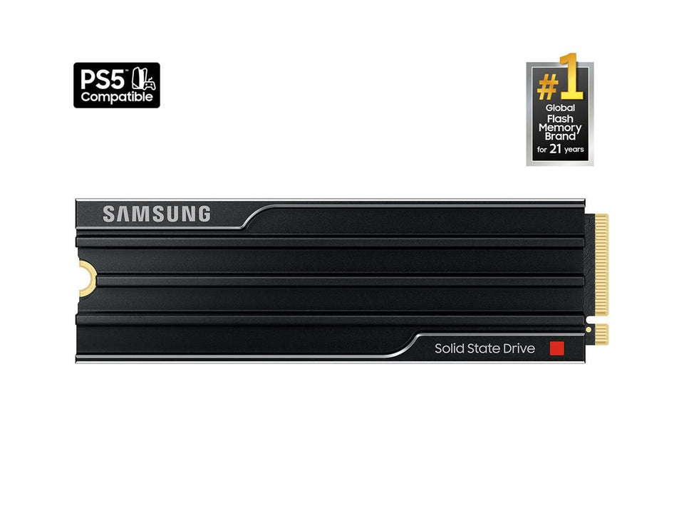 Samsung 9100 PRO MZ-VAP4T0 - SSD - verschlüsselt - 4 TB - mit Kühlkörper - intern - M.2 2280 - PCI Express 5.0 x4 (NVMe)