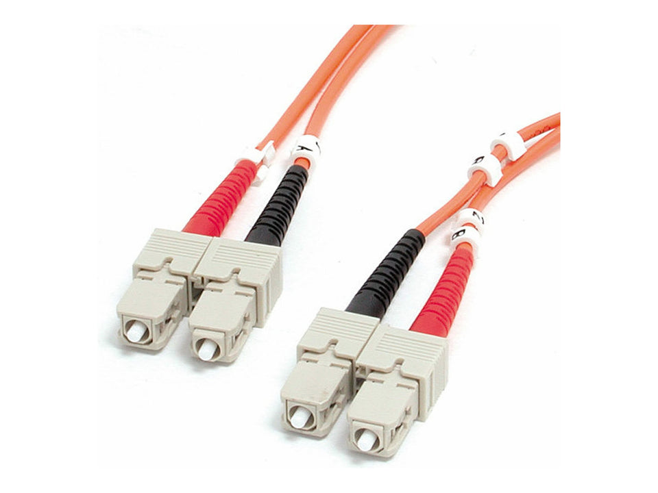 StarTech.com 2m SC/SC (UPC) OM1 Multimode Glasfaser Patchkabel, 10Gbps - Netzwerkkabel - SC multi-mode (M)