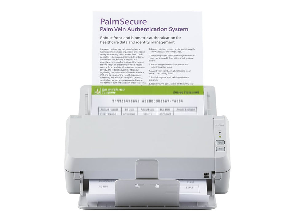 Ricoh SP-1120N - Dokumentenscanner - Dual-CIS - Duplex - 216 x 355.6 mm - 600 dpi x 600 dpi - bis zu 20 Seiten/Min. (einfarbig)