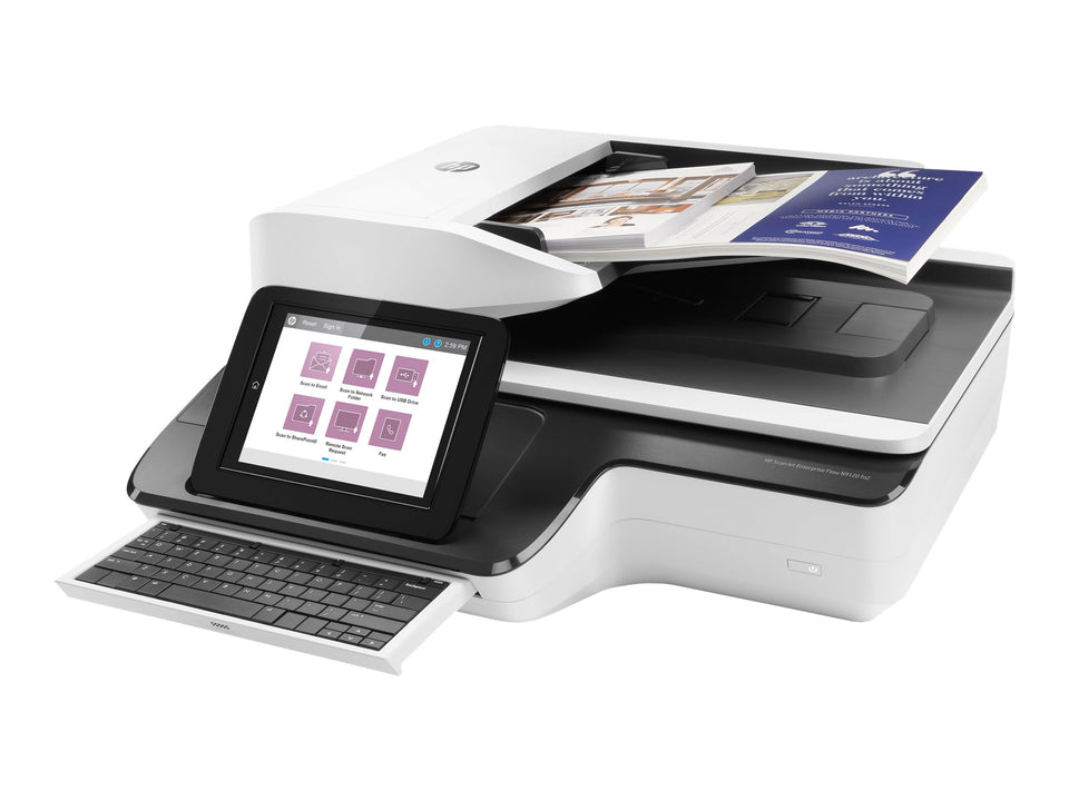 HP ScanJet Enterprise Flow N9120 fn2 - Dokumentenscanner - Flachbettscanner: CCD / ADF: CIS - Duplex - 297 x 864 mm - 600 dpi x 600 dpi - bis zu 120 Seiten/Min. (einfarbig)