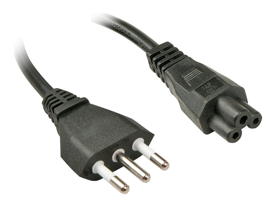 Lindy Stromkabel - IEC 60320 C5 zu CEI 23-16/VII (M)