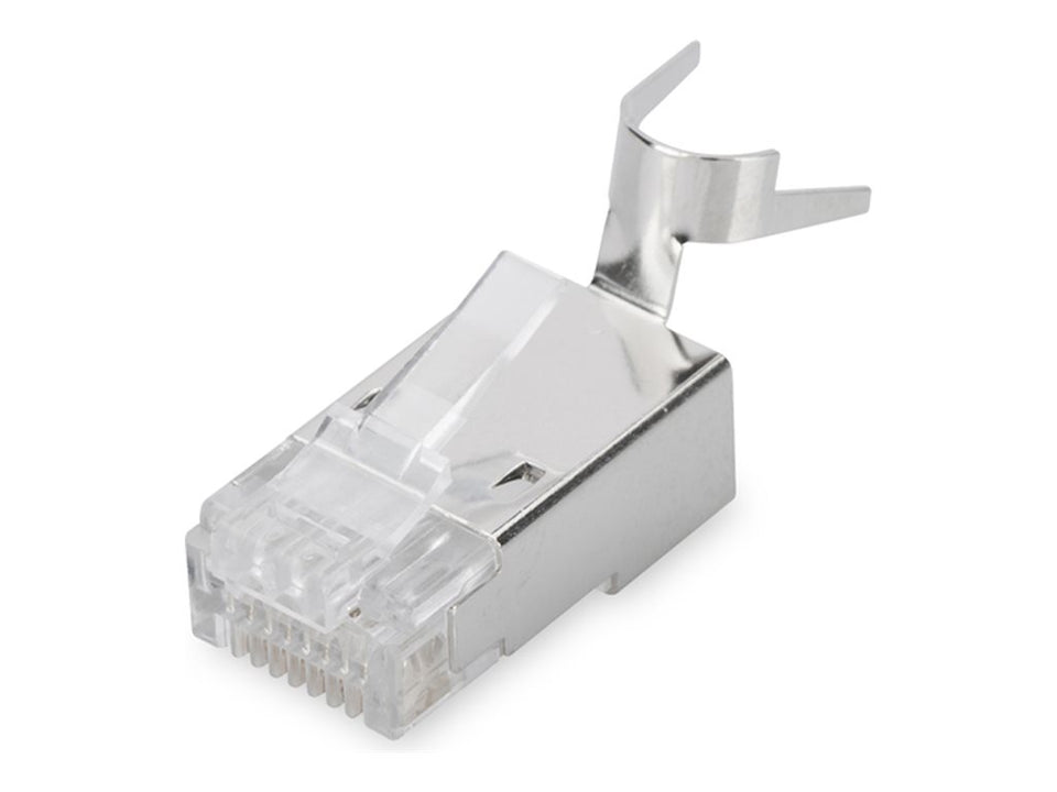 DIGITUS Modularstecker für Rundkabel, CAT 6A, geschirmt - 100 Stk.