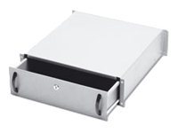 DIGITUS Abschließbare Schublade für 482,6 mm (19") Netzwerk- und Serverschränke, 3HE