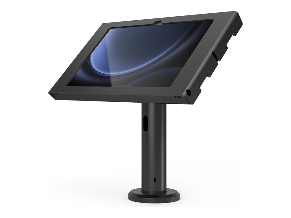 Compulocks Galaxy Tab S9/S9FE 10.9" Apex Enclosure Rise Stand 8" Black - Aufstellung - freiliegende Front-/Rückkamera und Sensoren - für Tablett - verriegelbar - Metallrahmen - Schwarz - Bildschirmgröße: 27.7 cm (10.9")