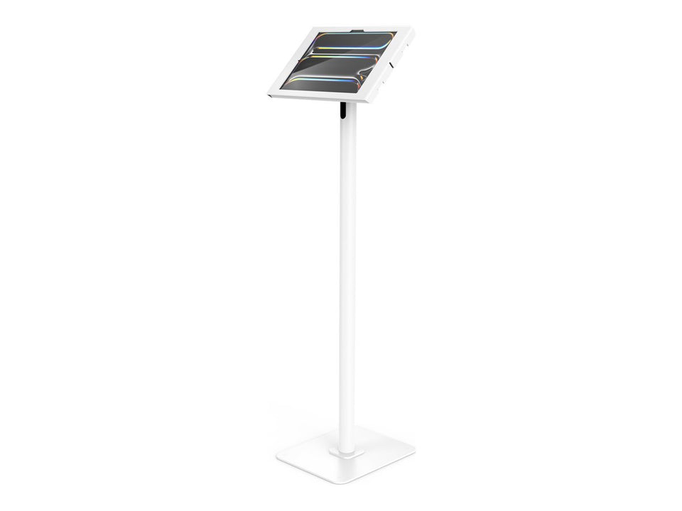 Compulocks Befestigungskit (Aufstellung, Gehäuse) - für Tablett - verriegelbar - hochwertiges Aluminium - weiß - Bildschirmgröße: 33.02 cm (13")