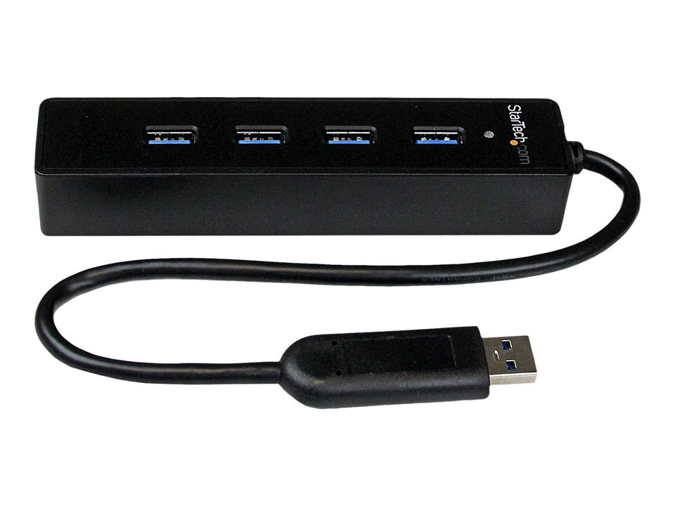 StarTech.com Startech 4 Port USB 3.0 SuperSpeed Hub - Schwarz