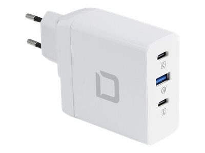 Dicota Universal PRO - Netzteil - GaN-Technologie - 100 Watt - 5 A - PD 3.0, QC 4.0+ - 3 Ausgabeanschlussstellen (2 x USB-C, USB)