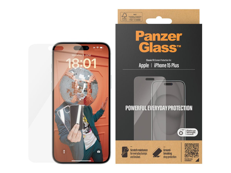 PanzerGlass Bildschirmschutz für Handy - klassische