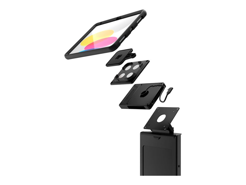 Compulocks Universal Tablet Magnetic Brandable Floor Stand Plus Hub - Befestigungskit (Aufstellung)