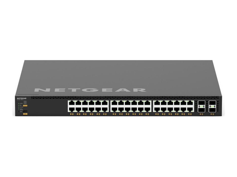 Netgear AV Line M4350-36X4V - Switch - L3 - managed - 36 x 100/1000/2.5G/5G/10GBase-T (PoE++)