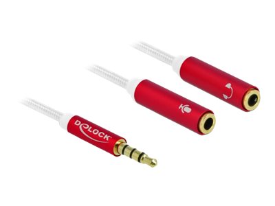 Delock Kopfhöreradapter - 4-poliger Mini-Stecker