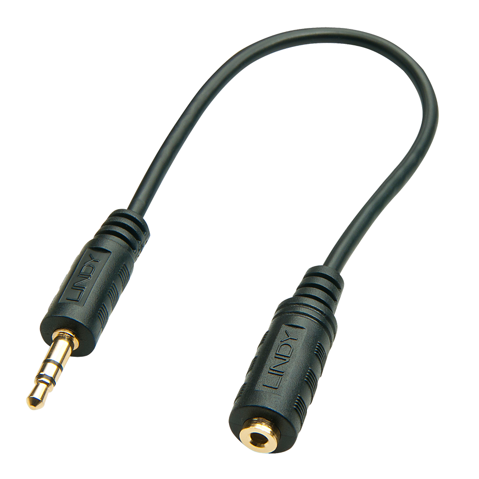 Lindy Premium - Audio-Adapter - 0.08 mm² - mini-phone
