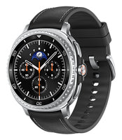 Samsung Galaxy Watch8 Classic - 46 mm - intelligente Uhr mit Hybridband - Hybrid-Eco-Leder - Bandgröße: S/M/L - Anzeige 3.4 cm (1.34")