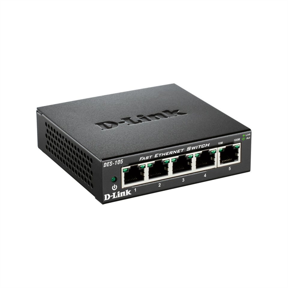 D-Link Switch DES-105 E DES105 DES-105/E - Switch - Kupferdraht