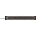 Brennenstuhl 1391030000 - 3 m - Indoor - Abgewinkelt - IP20 - Aluminium - Schwarz - Silber