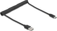 Delock USB-Kabel - USB (M) umkehrbar zu USB-C (M)