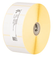 Zebra Z-Select 2000D Removable - Papier - seidig - entfernbarer Klebstoff - Oberseite beschichtet - 152 Mikron - hochweiß - 76.2 x 44.45 mm 7000 Etikett(en) (20 Rolle(n)