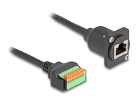 Delock Netzwerkkabel - RJ-45 (W) zu 8-polige