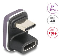 Delock USB-Adapter - USB-C (M) gewinkelt zu USB-C (M)